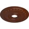 Ekena Millwork Munich Medallion (Canopies up to 5 5/8"), 17 1/2"OD x 3 5/8"ID x 1"P, Burnished Mahogany Crackle CM17MUBMC - alternate 2